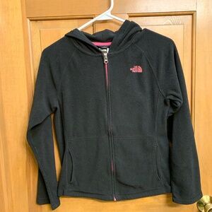 The North Face fleece zip hoodie size 14/16